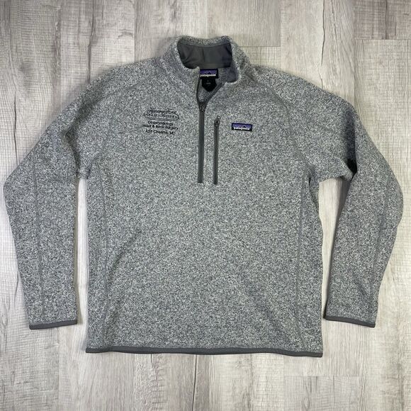 Patagonia Jacket Mens Large Gray Better Sweater Fleece Outdoors Hiking Camping O - Picture 1 of 9